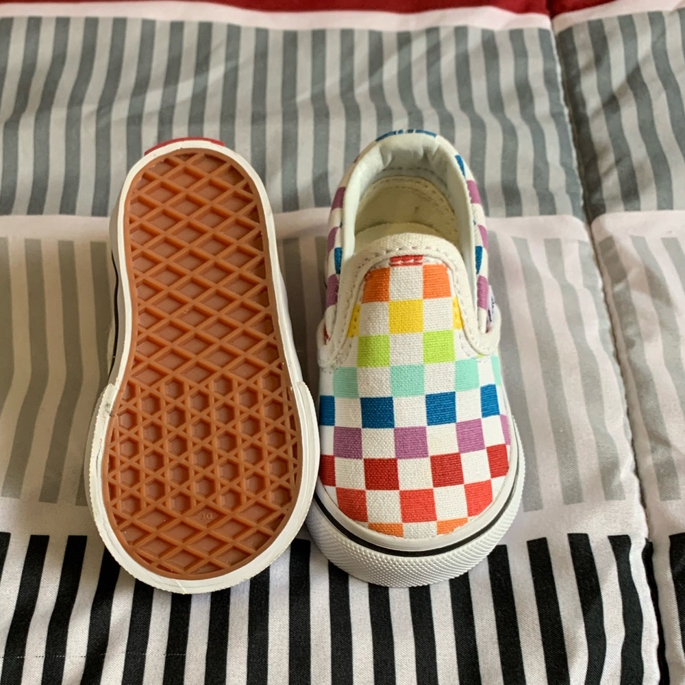 Multicolor Vans For Toddlers